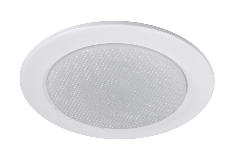 NICOR Lighting 4 inch White Shower Trim with Glass Albalite Lens, for 4 inch Housings (19509WH) - Image 5